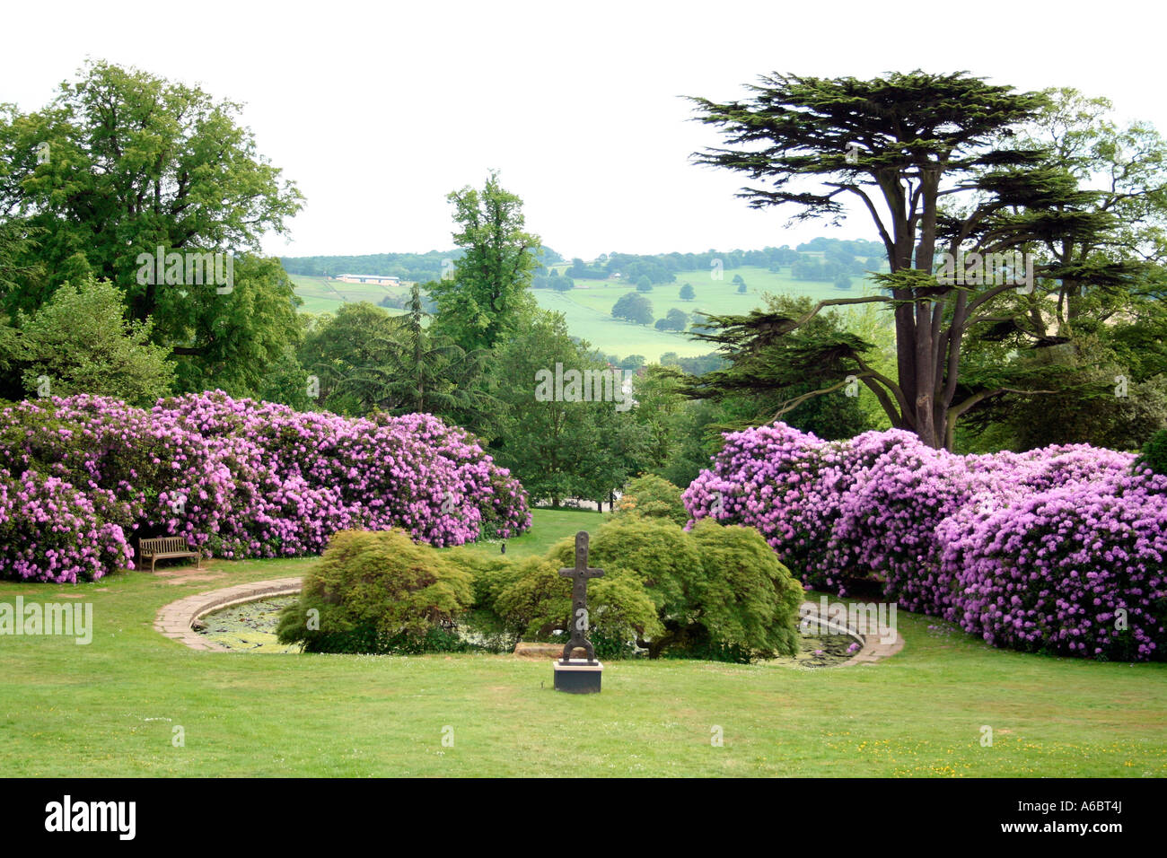 Landscaped gardens, Yorkshire Sculpture Park, West Bretton, Wakefield
