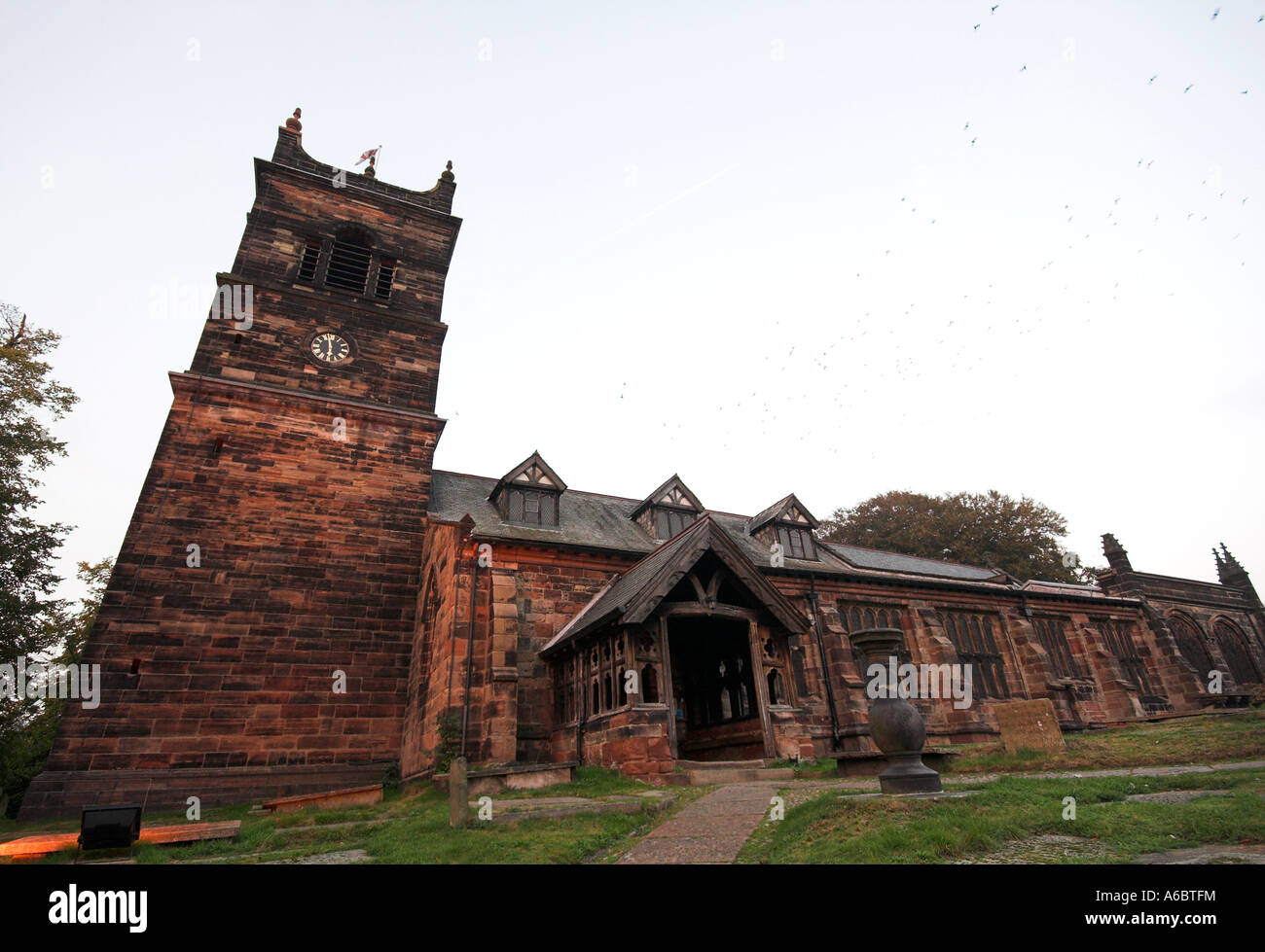 Saint Mary’s Parish Church, Rostherne, Cheshire, UK Stock Photo Alamy