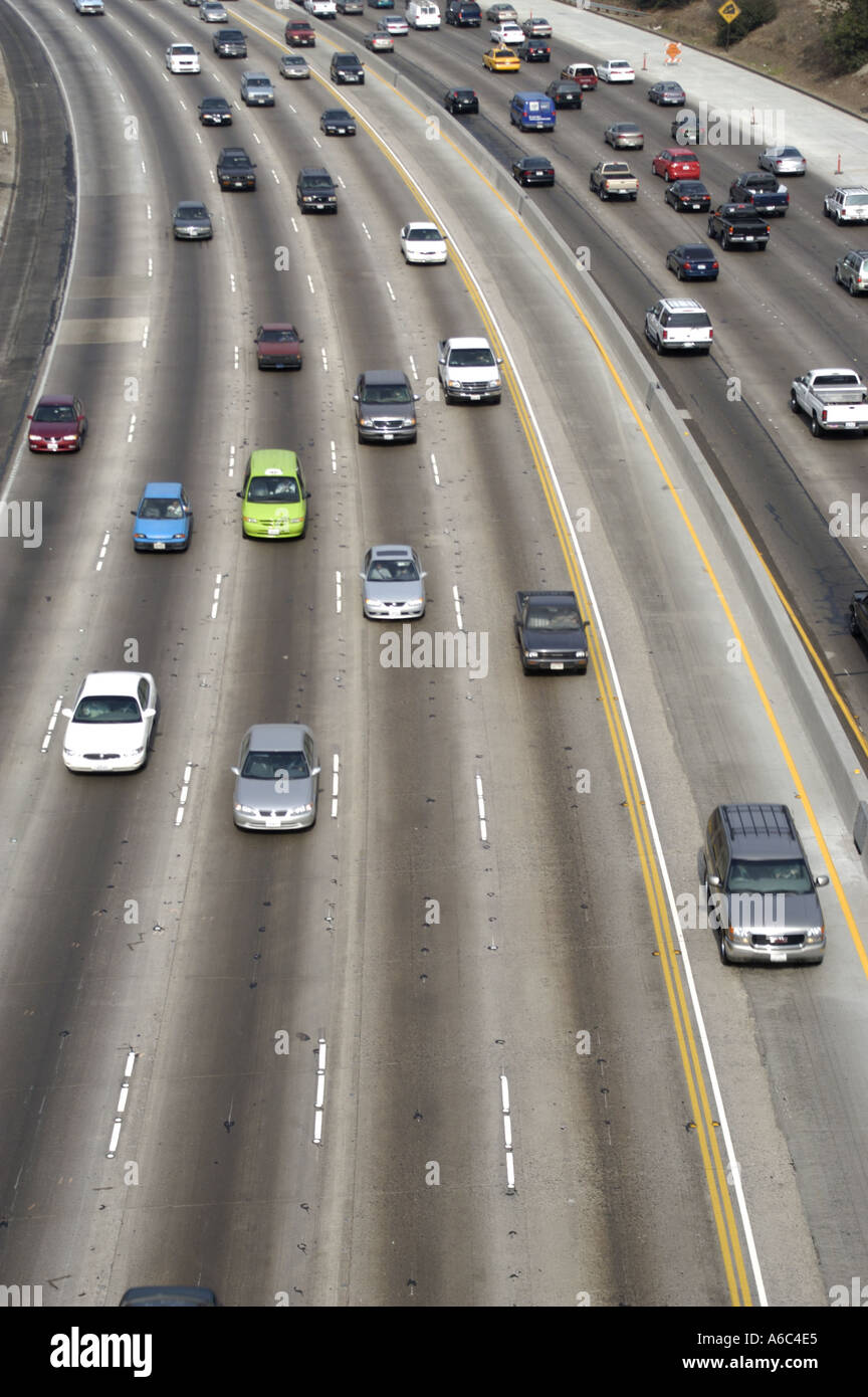 Freeway traffic america hi-res stock photography and images - Alamy