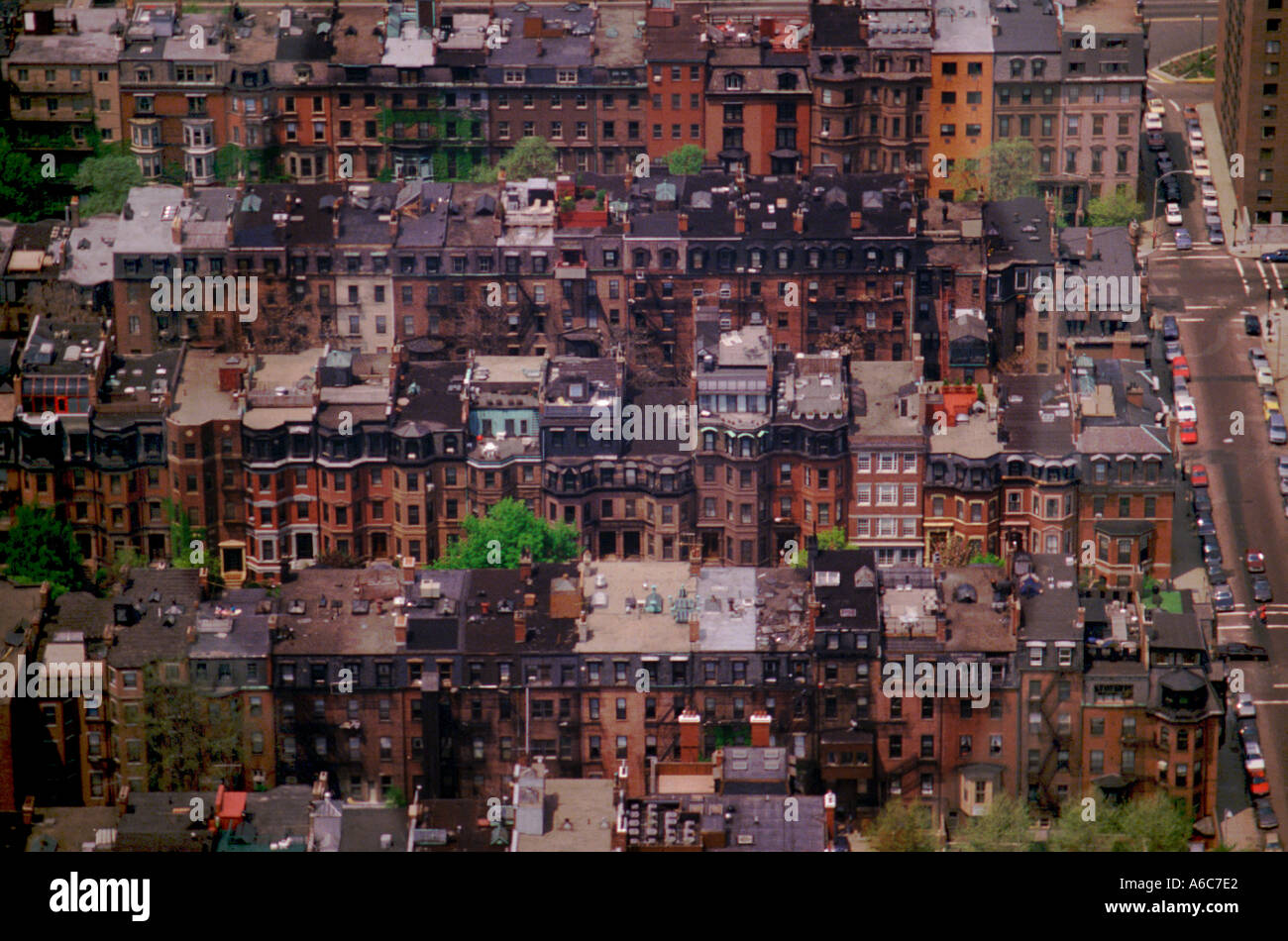 Boston Downtown Apartments Stock Photo Alamy