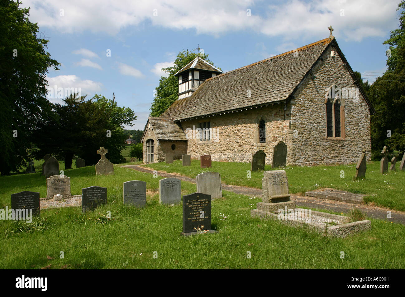Easthope Church, Wenlock Edge, Shropshire Stock Photo Alamy