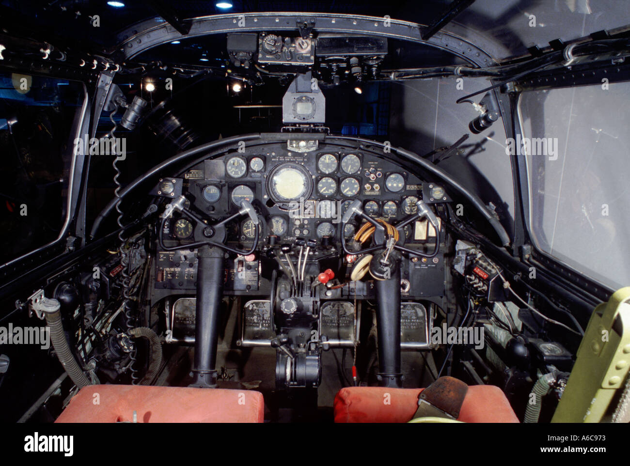 B 25 Bomber Cockpit Stock Photo 444787 Alamy