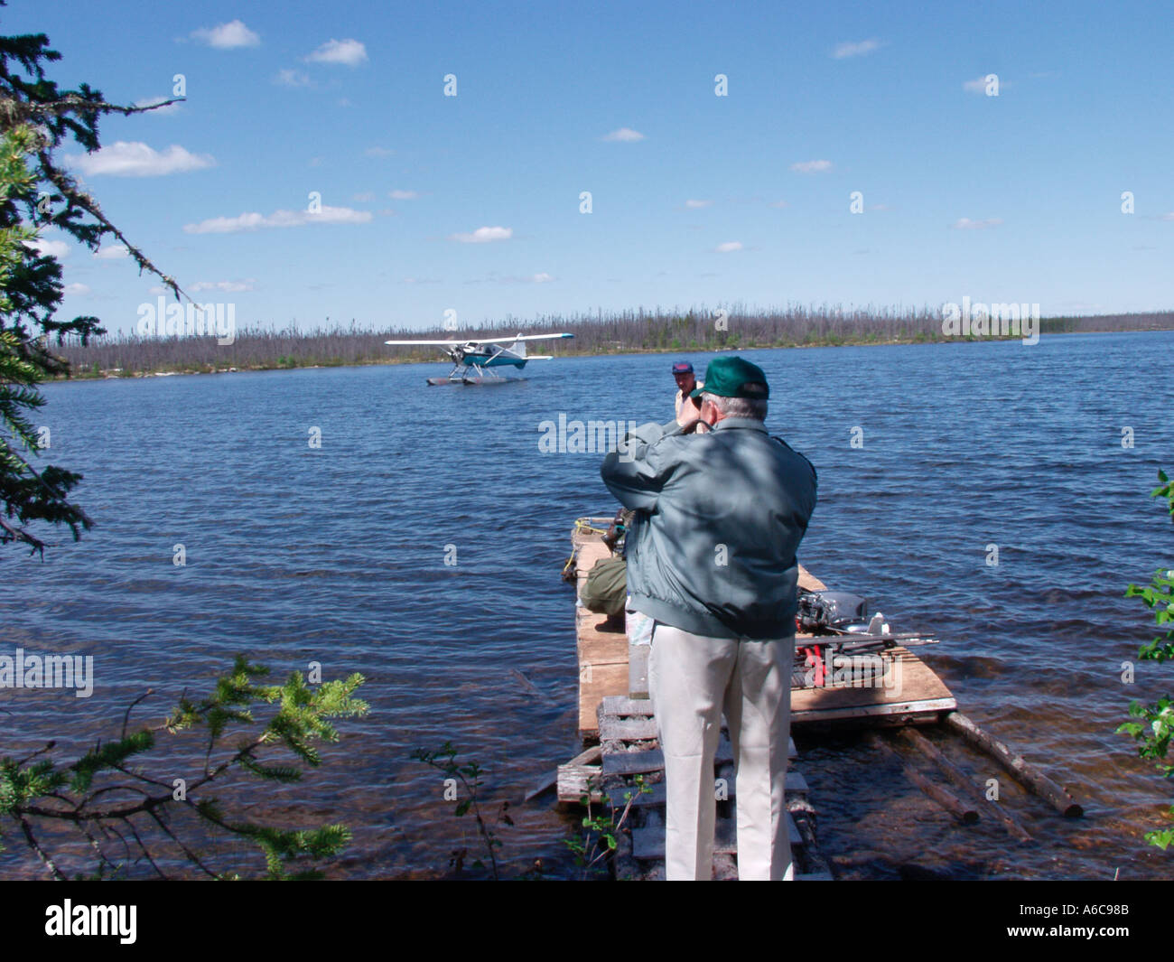 Float Plane Landing Stock Photo - Alamy