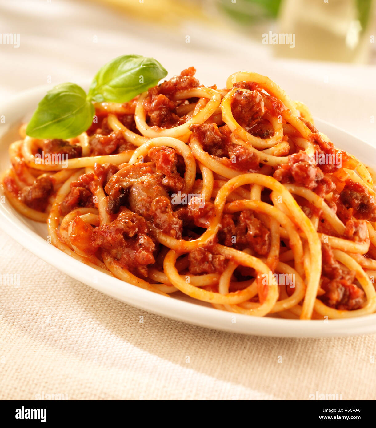 SPAGHETTI Stock Photo