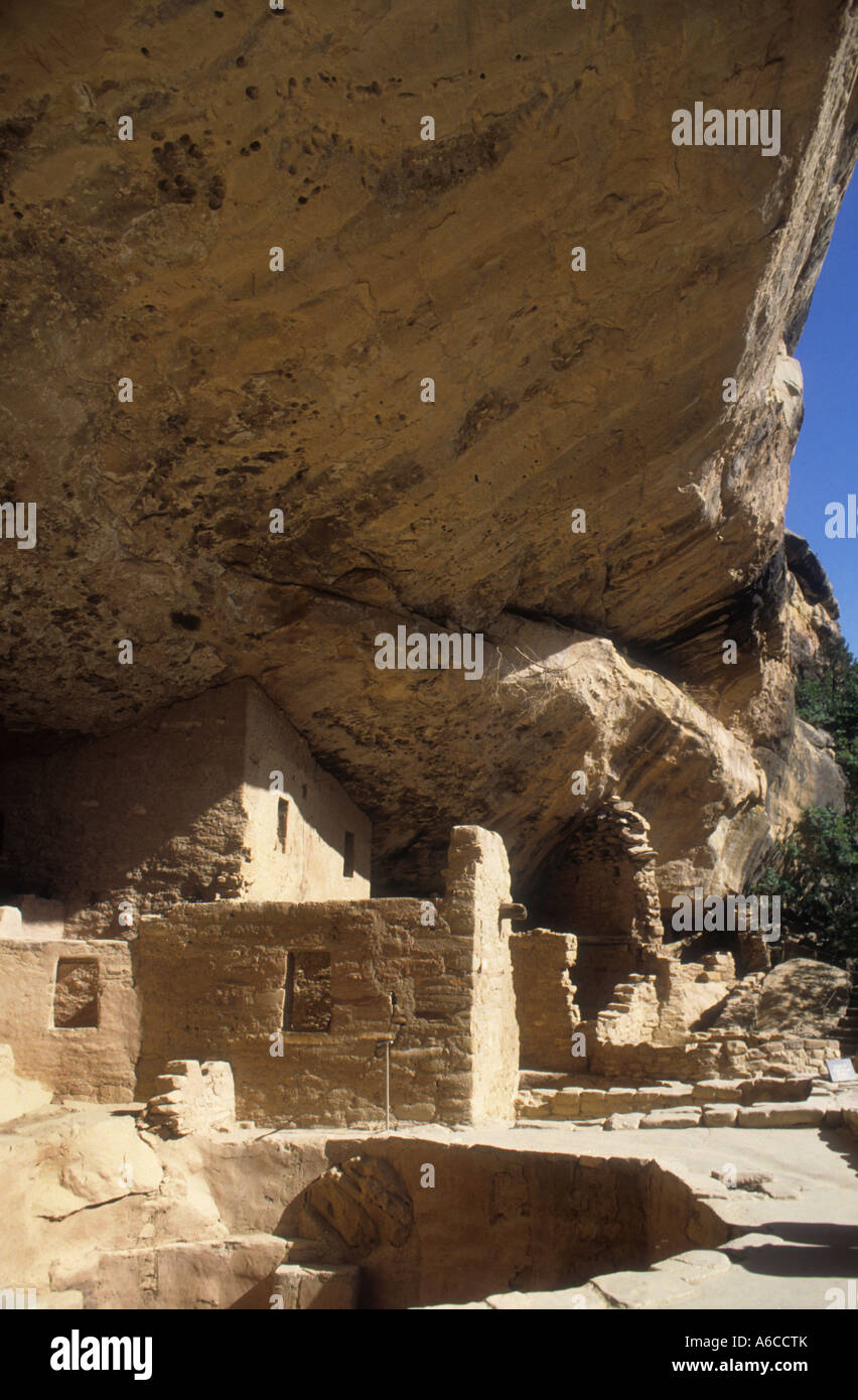 Ancient Cliff Dwellings At Mesa Verde National Park In Colorado USA ...