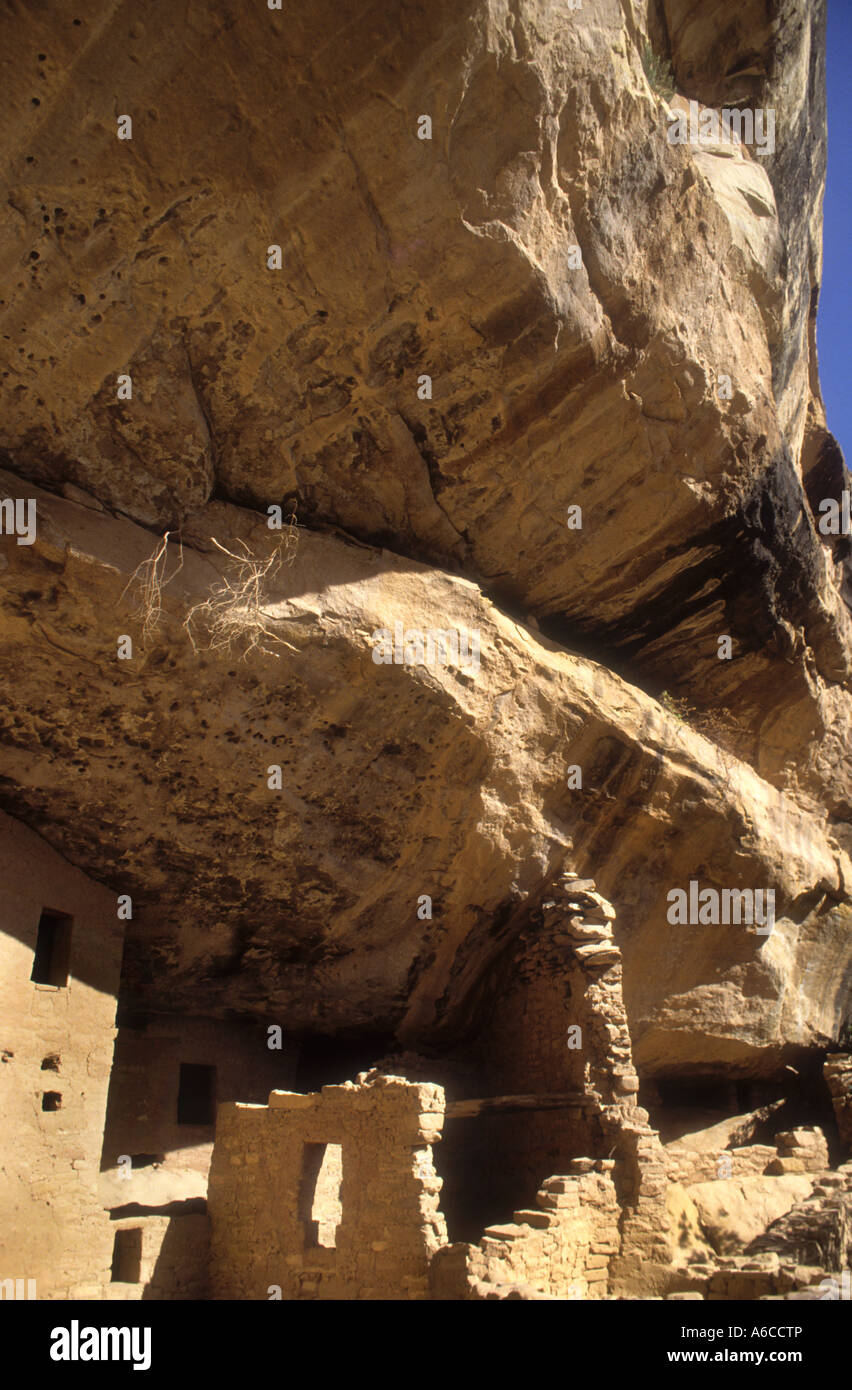 Ancient Cliff Dwellings At Mesa Verde National Park In Colorado USA ...