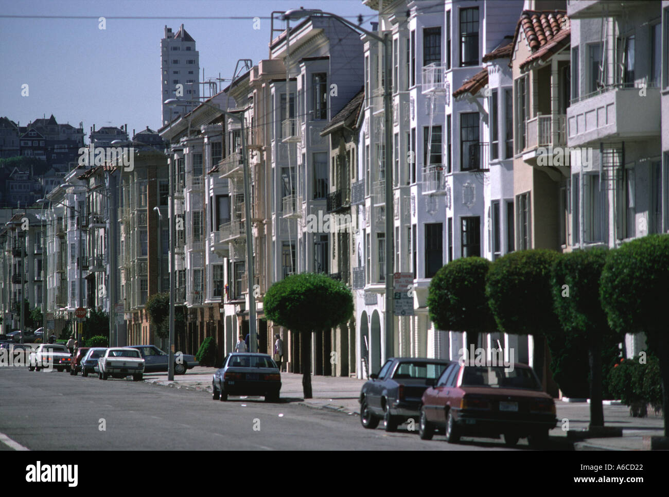 Fillmore Street San Francisco Stock Photo