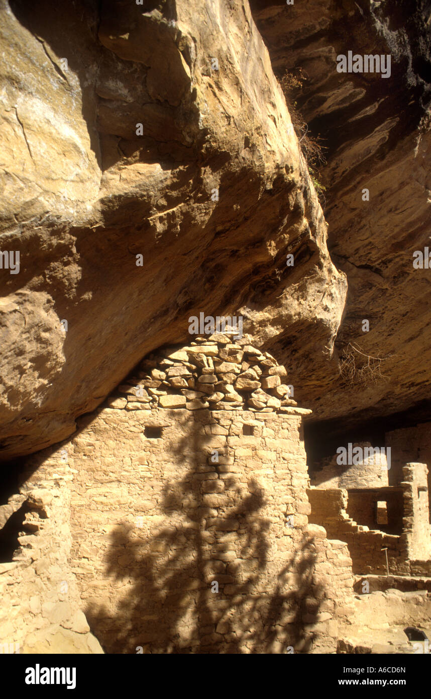 Ancient Cliff Dwellings At Mesa Verde National Park In Colorado USA ...
