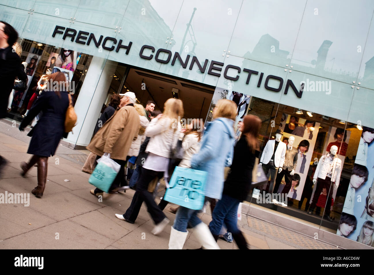 French Connection shop on Oxford Street Stock Photo