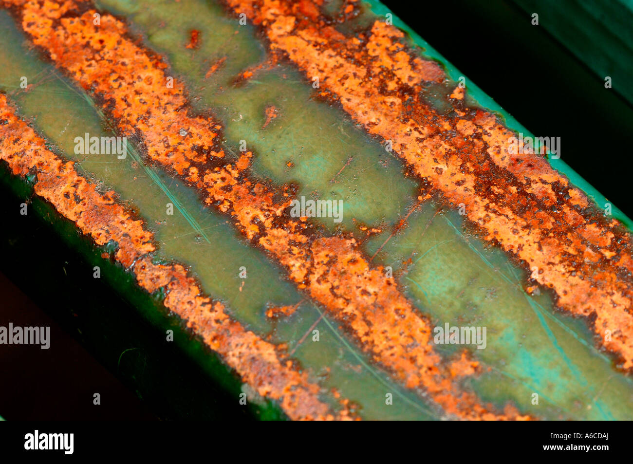 Rusting Metal Bar Stock Photo Alamy