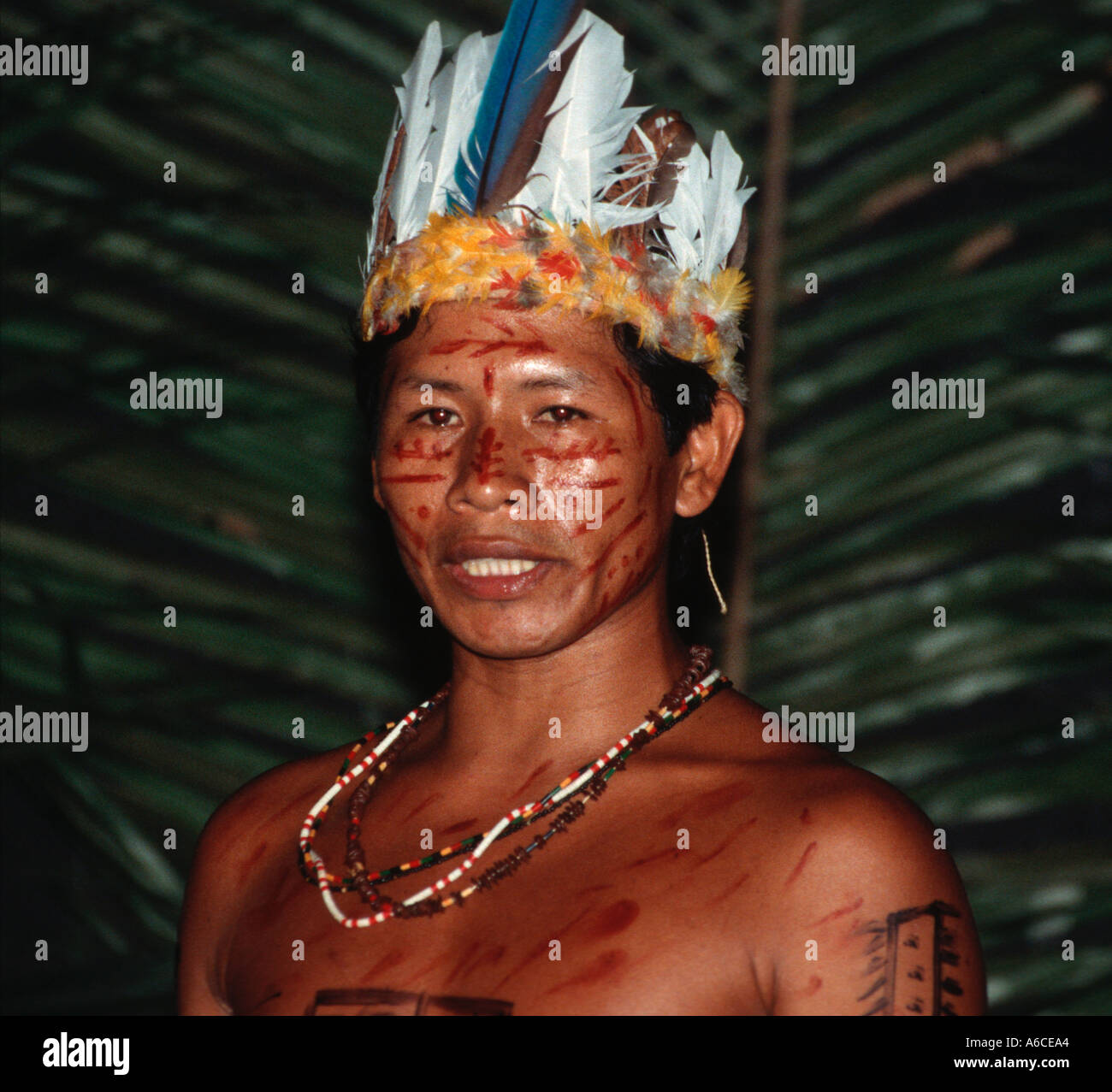 Tariano ceremony Indian tribe from Alto Rio Negro Amazon 
