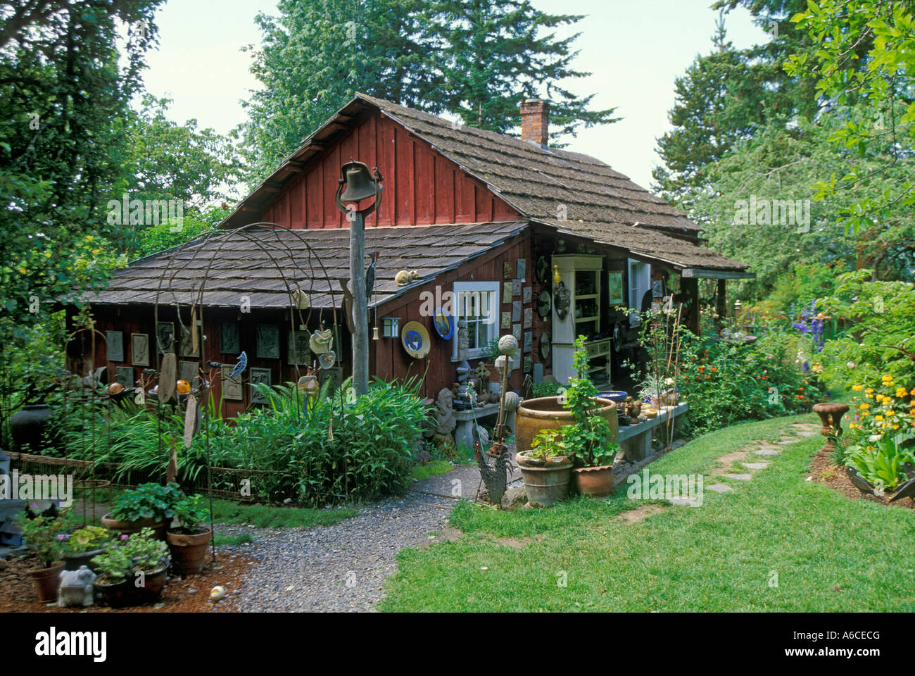 Crow Valley Pottery art gallery on Orcas Island San Juan Islands
