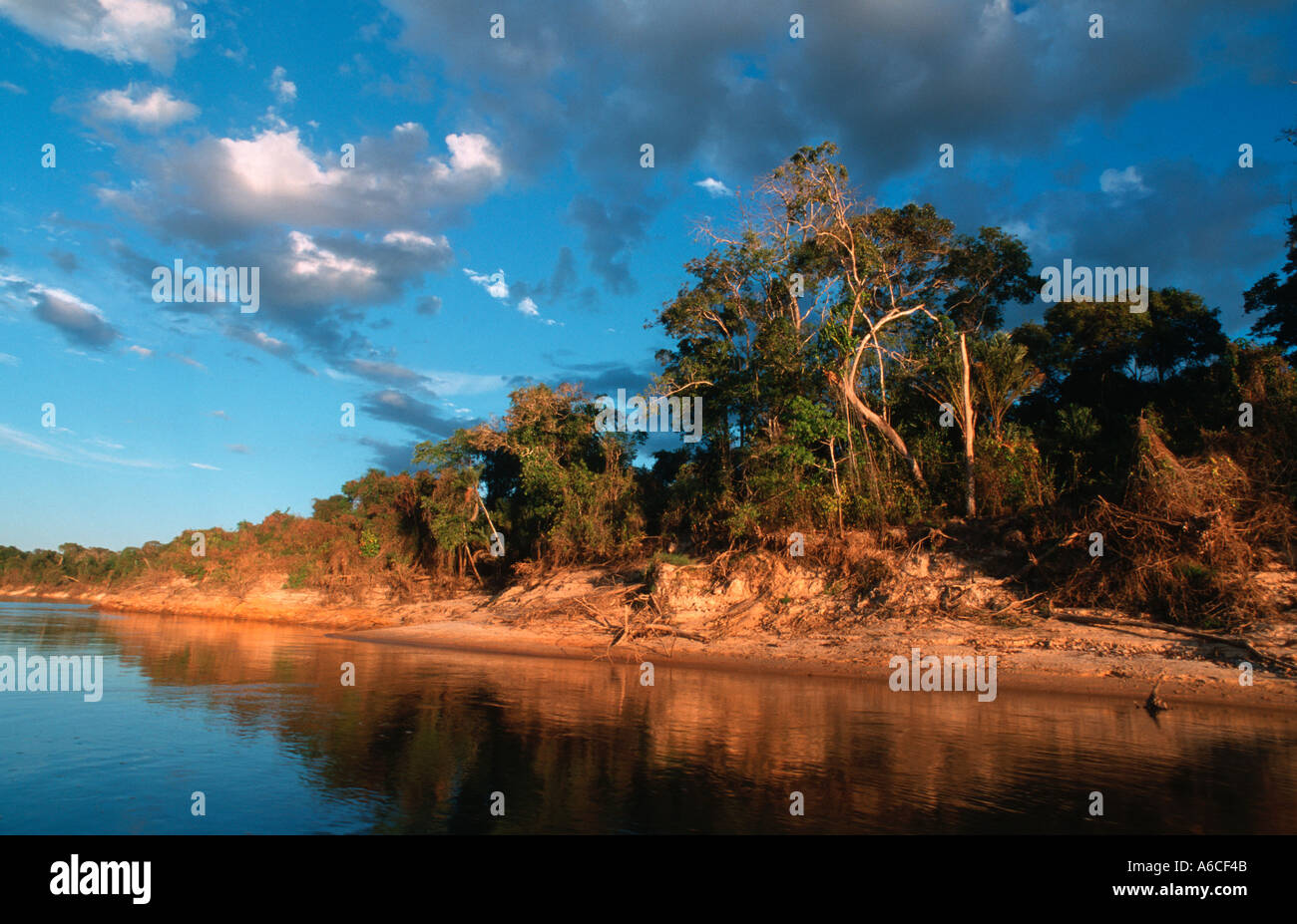River Javaés Ilha do Bananal Tocantins Brazil Stock Photo