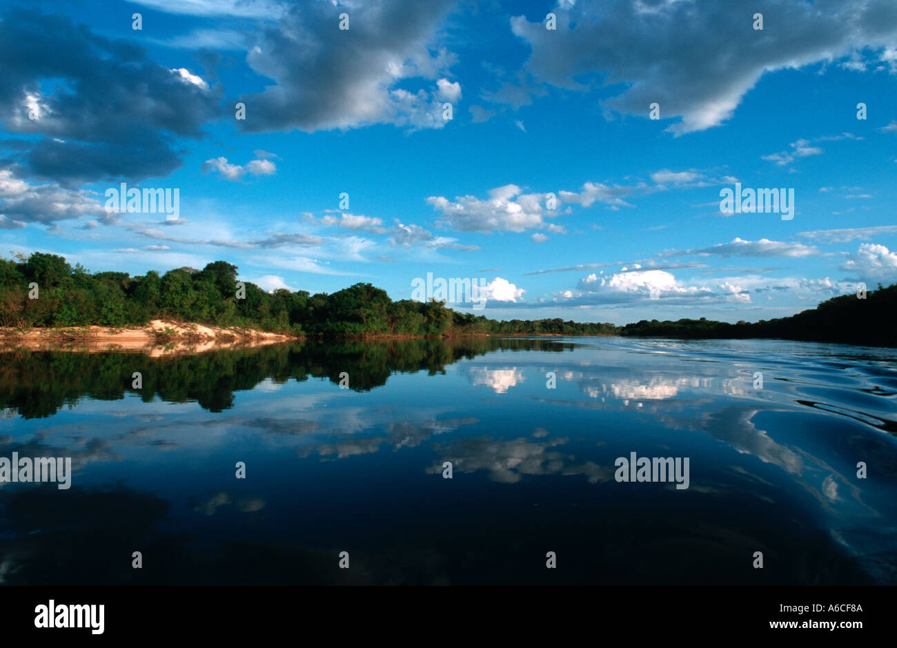 River Javaés Ilha do Bananal Tocantins Brazil Stock Photo
