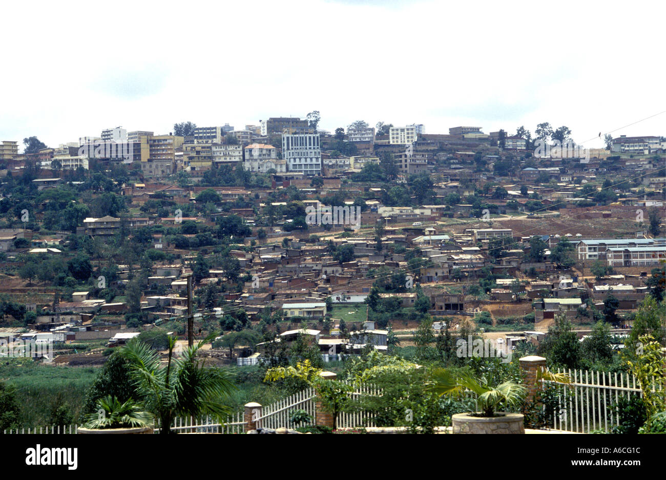 Kigali capital city of Rwanda Central Africa Stock Photo