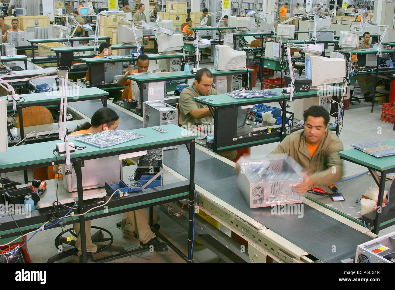 Computer manufacture plant Stock Photo Alamy
