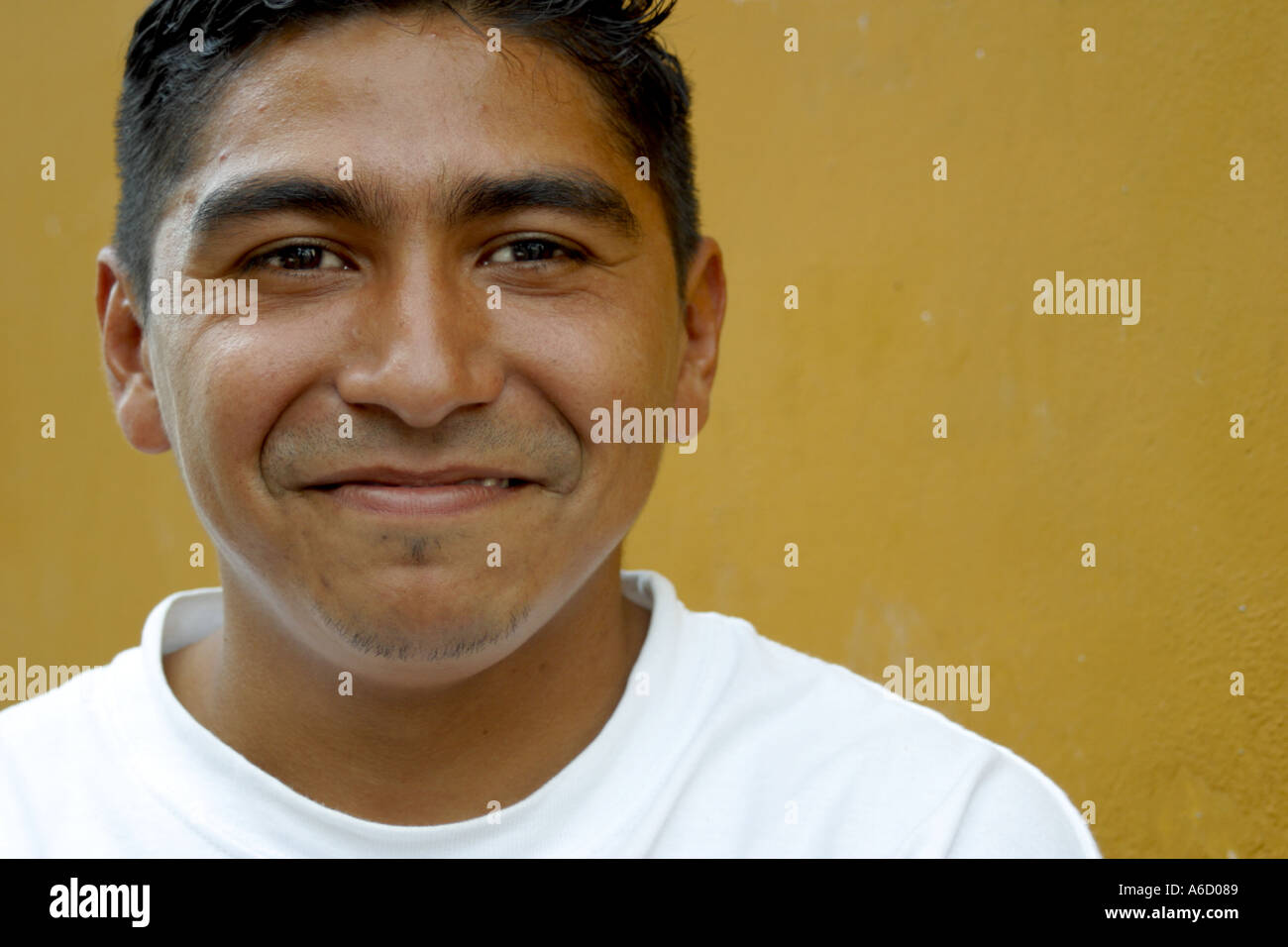 Mexican Boy Smiling Stock Photo