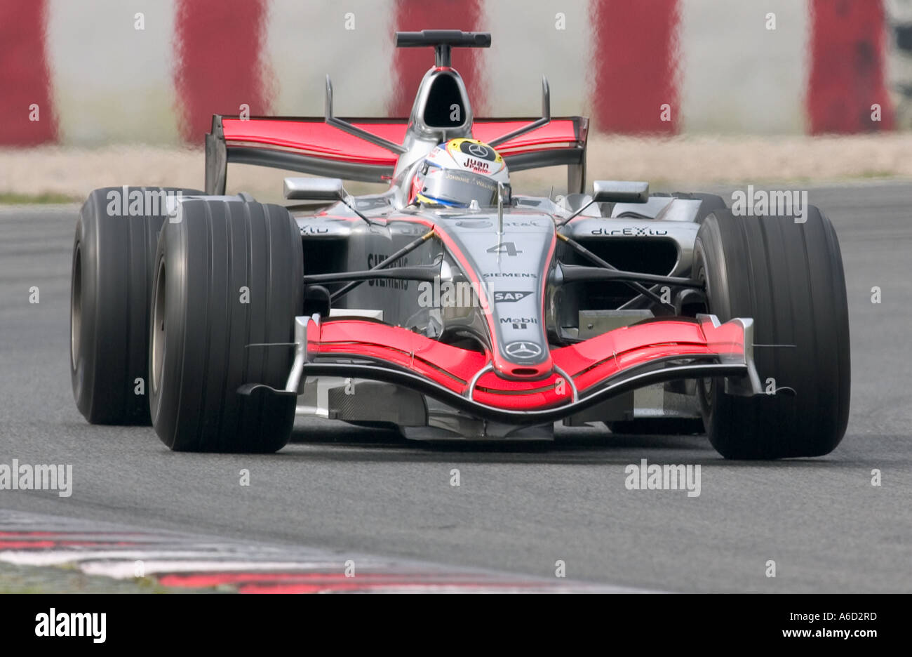 Formula 1 driver Juan Pablo Montoya COL in his Mclaren Mercedes racing