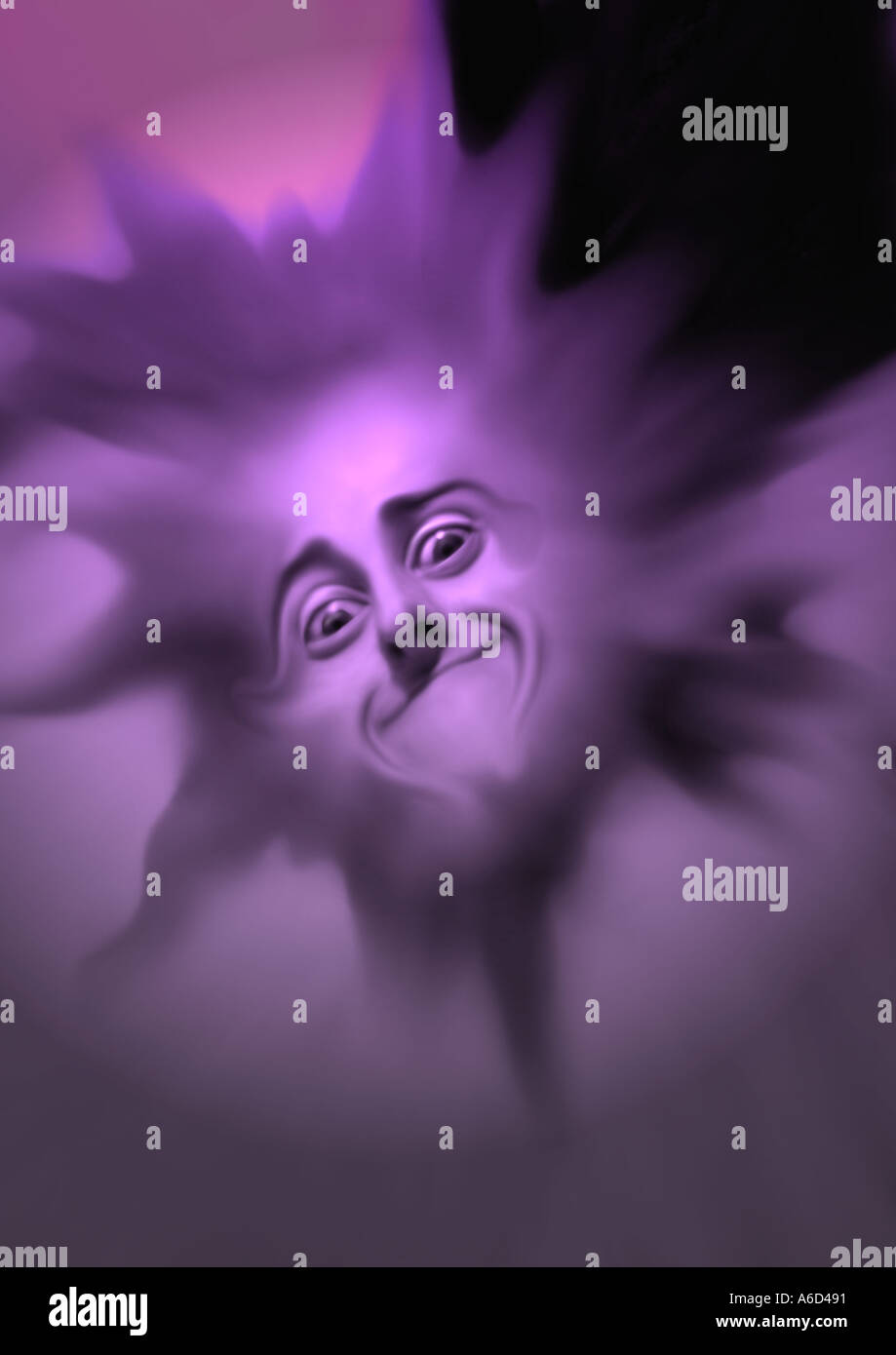 Bizarre Grotesque Portrait Stock Photo Alamy
