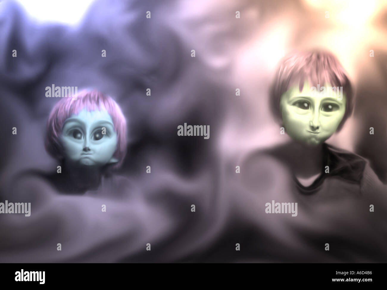 Aliens illustrations hi-res stock photography and images - Alamy