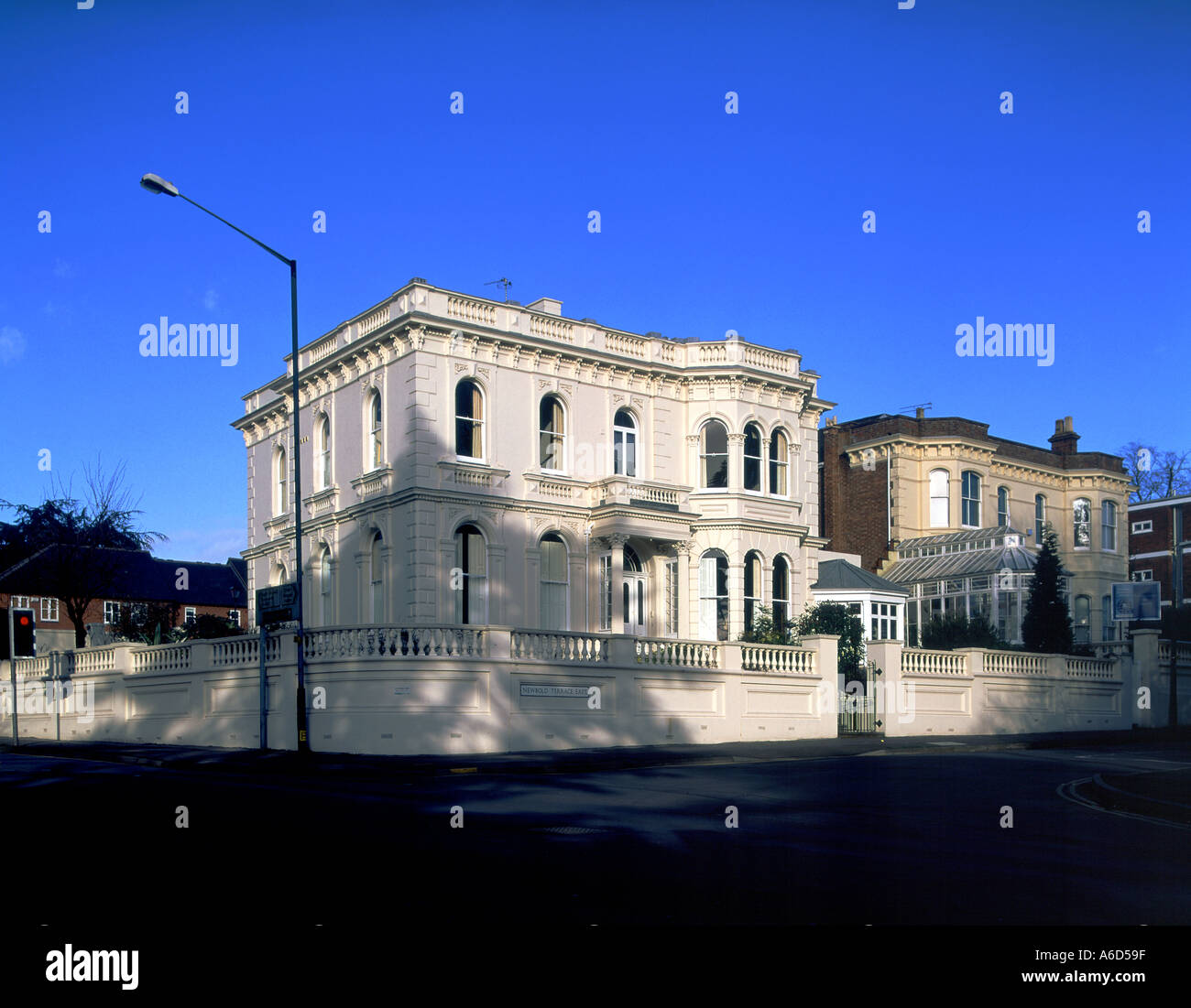 Victorian architecture Leamington Spa Stock Photo
