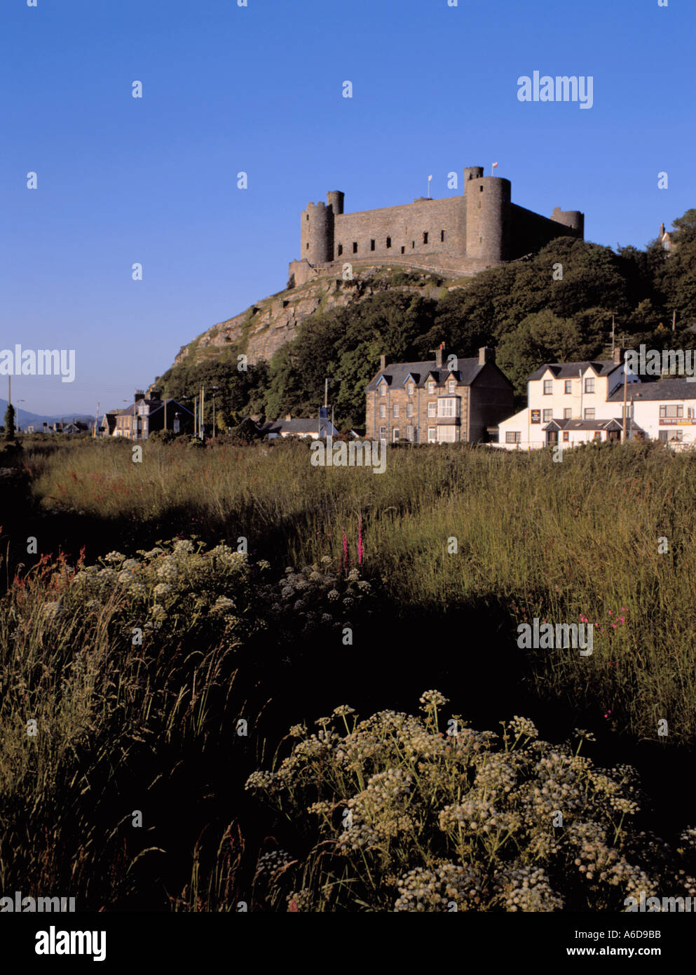 Harlech Castle, Harlech, Gwynedd, Wales, UK. Stock Photo