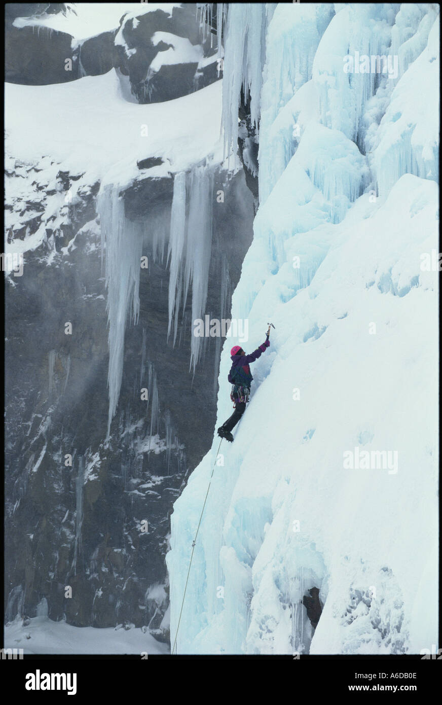 Alpine ice climbing hi-res stock photography and images - Alamy