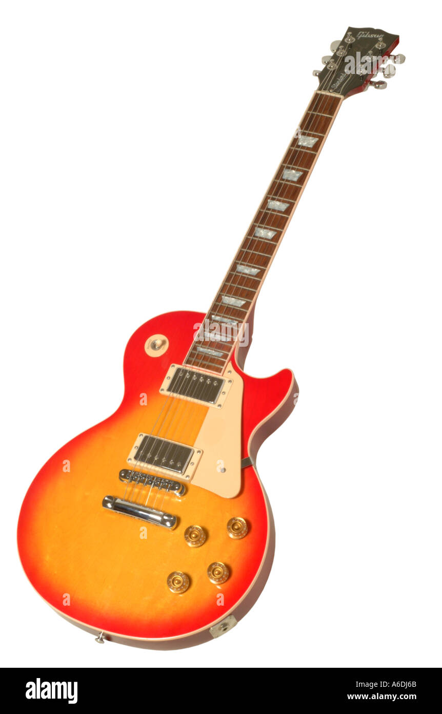 Gibson les paul Cut Out Stock Images & Pictures - Alamy