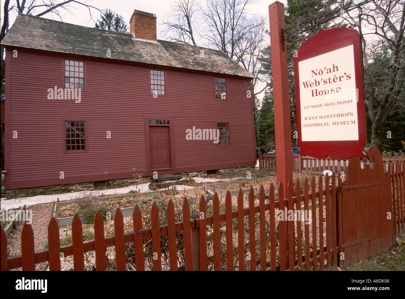 Noah Webster house West Hartford Connecticut Historical Museum ...