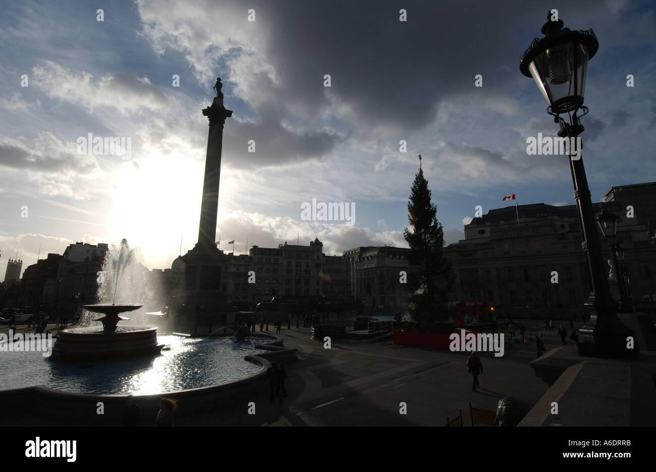 A view of Trafalgar Square London Stock Photo - Alamy