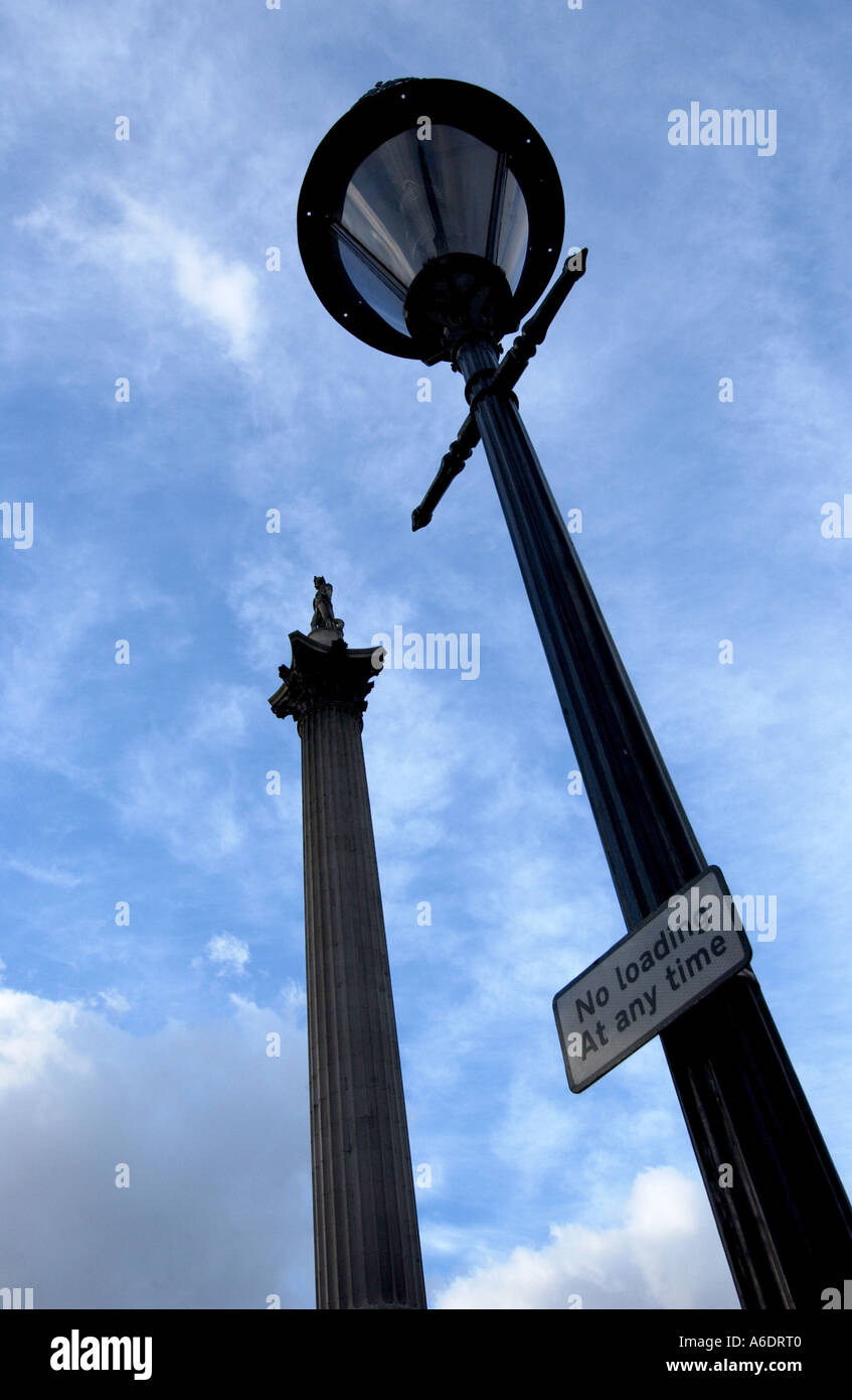 A view of Trafalgar square London Stock Photo - Alamy