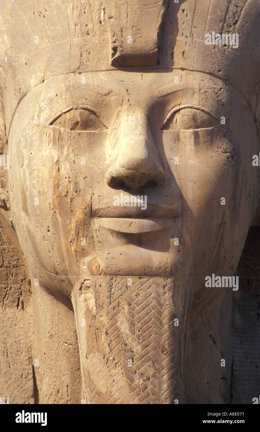 Statue of Pharaoh Ramses II in Memphis, Egypt Stock Photo Alamy