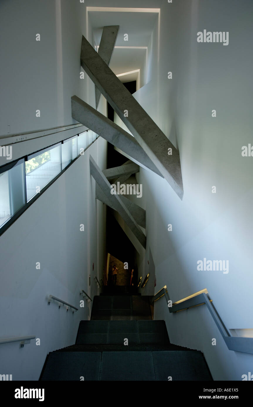 Stairway Inside Jewish Museum Berlin Architect Daniel