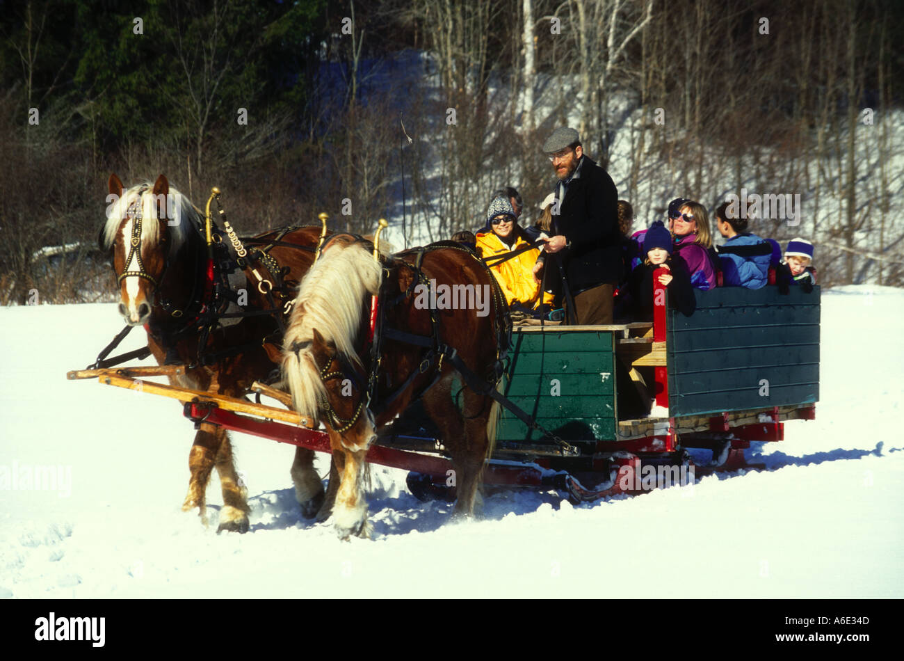 AJ6014, Vermont, VT, Waitsfield. Stock Photo