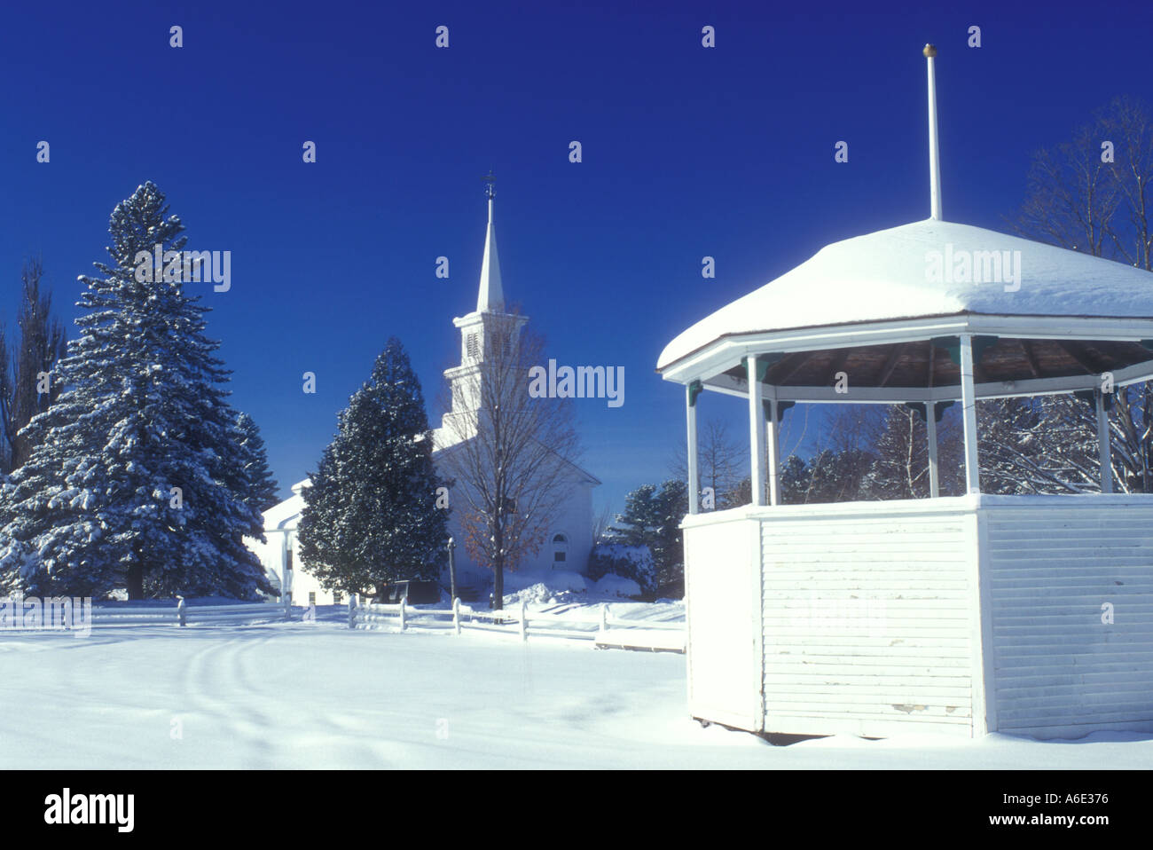 AJ6055, Vermont, VT, Craftsbury Common Stock Photo Alamy