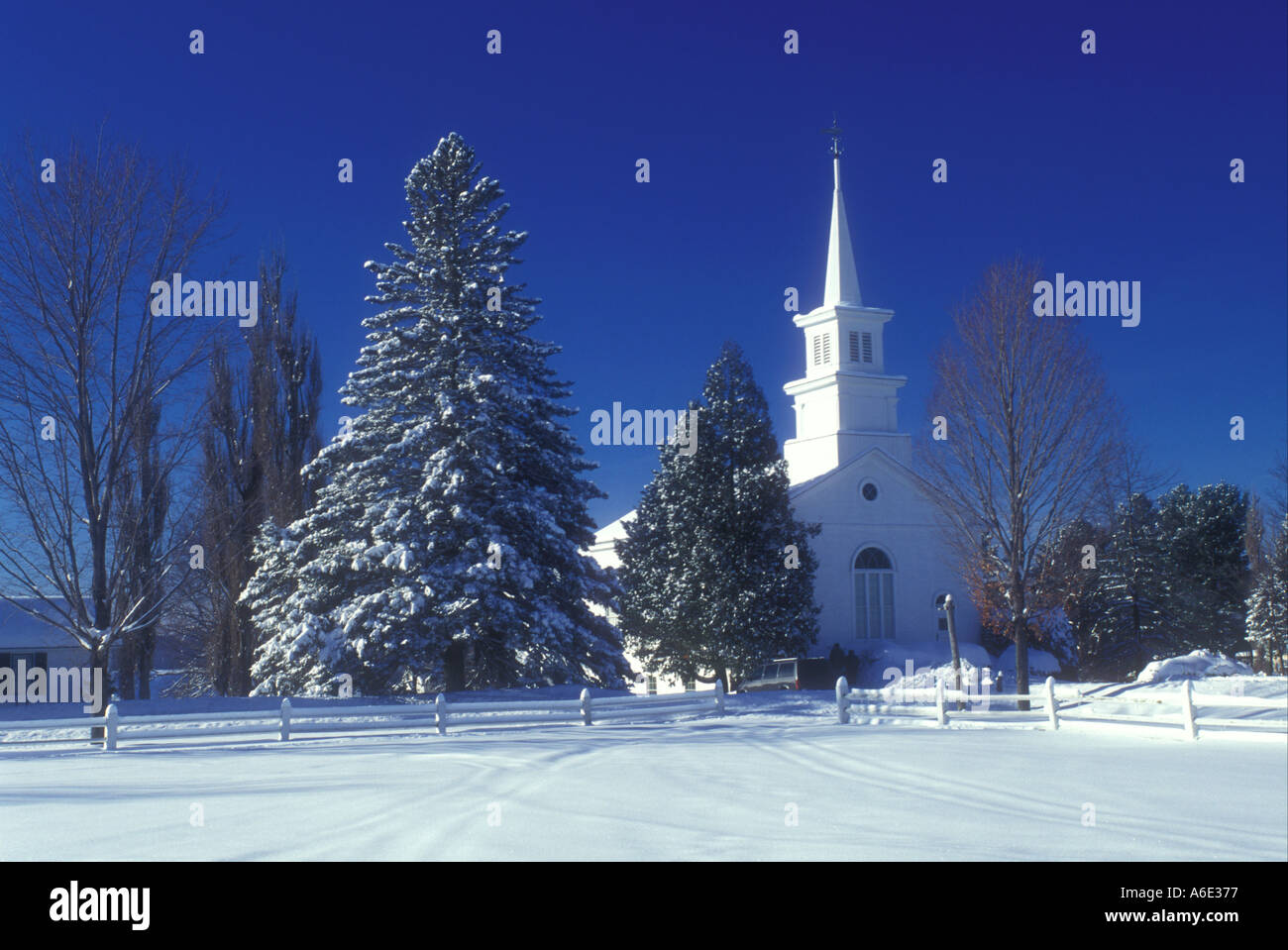 AJ6056, Vermont, VT, Craftsbury Common Stock Photo Alamy