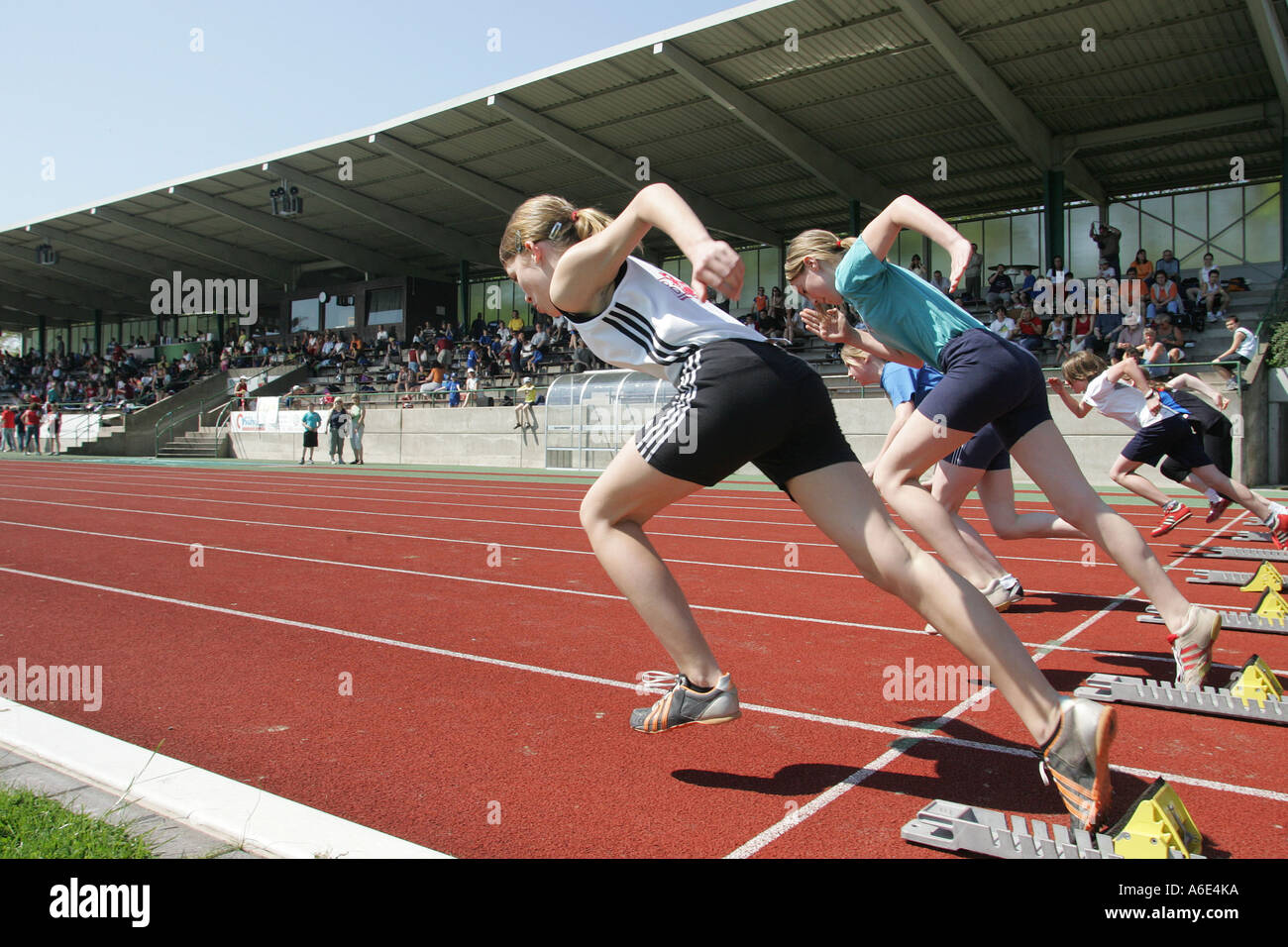 02.06.2005 Mannheim, DEU, track and field athletics season start, Stock Photo