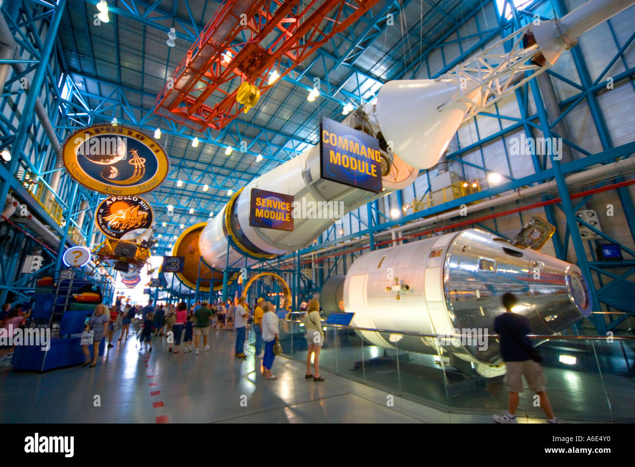 NASA John F Kennedy Space Center Cape Canaveral Florida USA JMH1235 Stock Photo