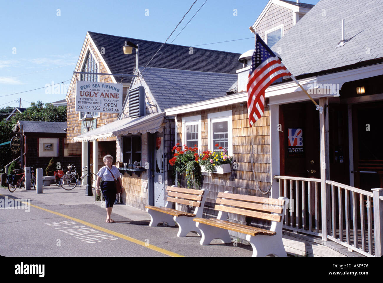 AJ6567, Perkins Cove, Ogunquit, Maine, ME Stock Photo Alamy