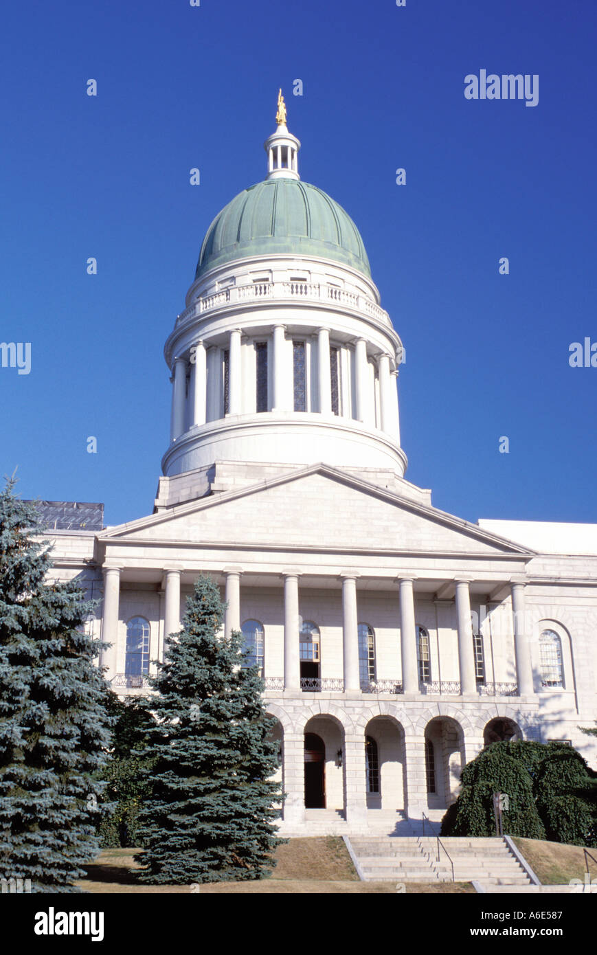 Augusta maine capital city maine hi-res stock photography and images ...