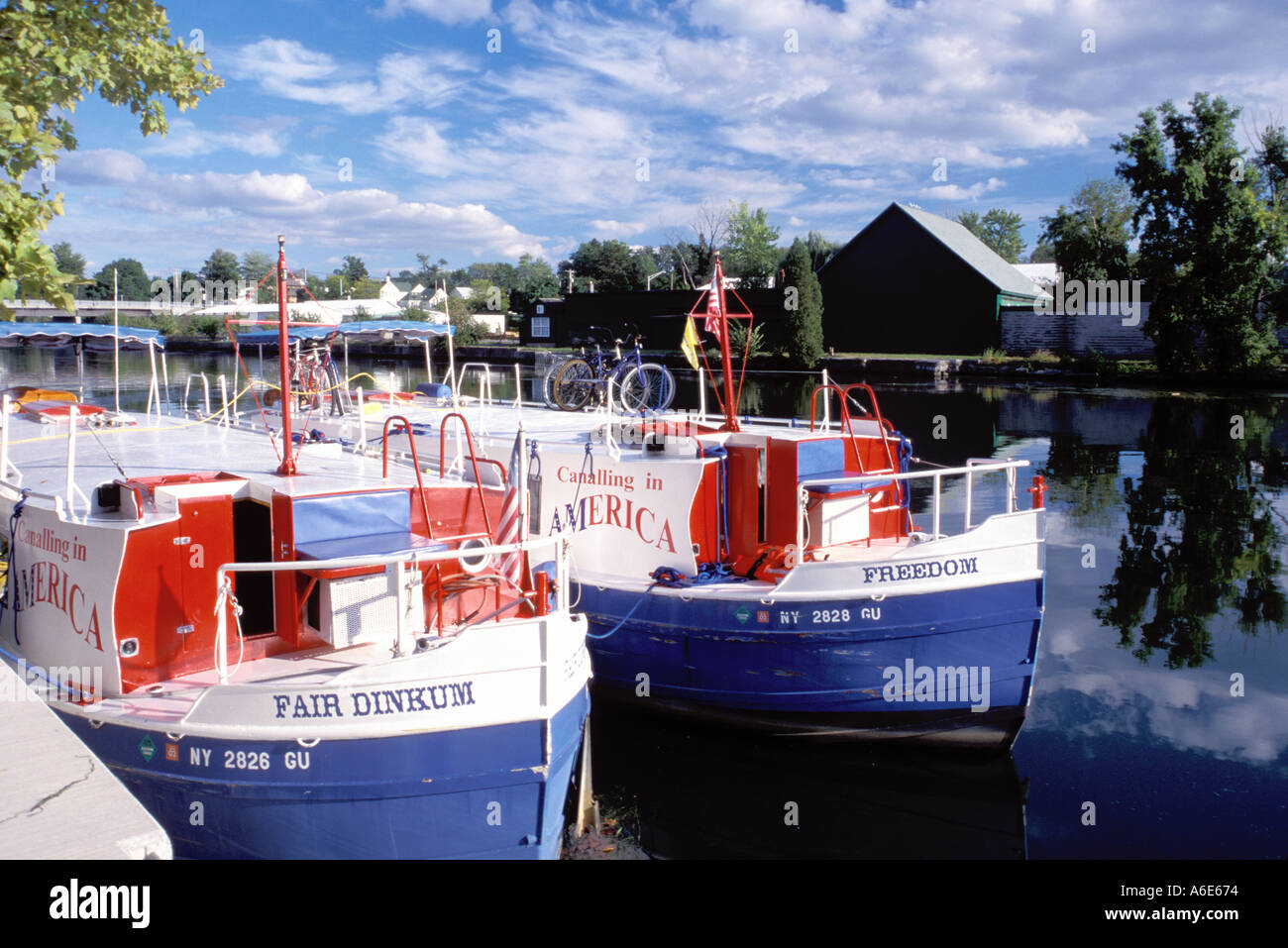 AJ6821, Seneca Falls, Finger Lakes, New York, NY Stock Photo Alamy