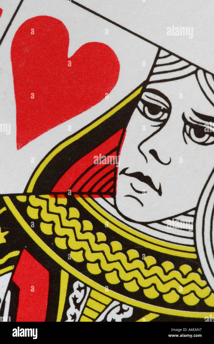 Queen Of Hearts Playing Card