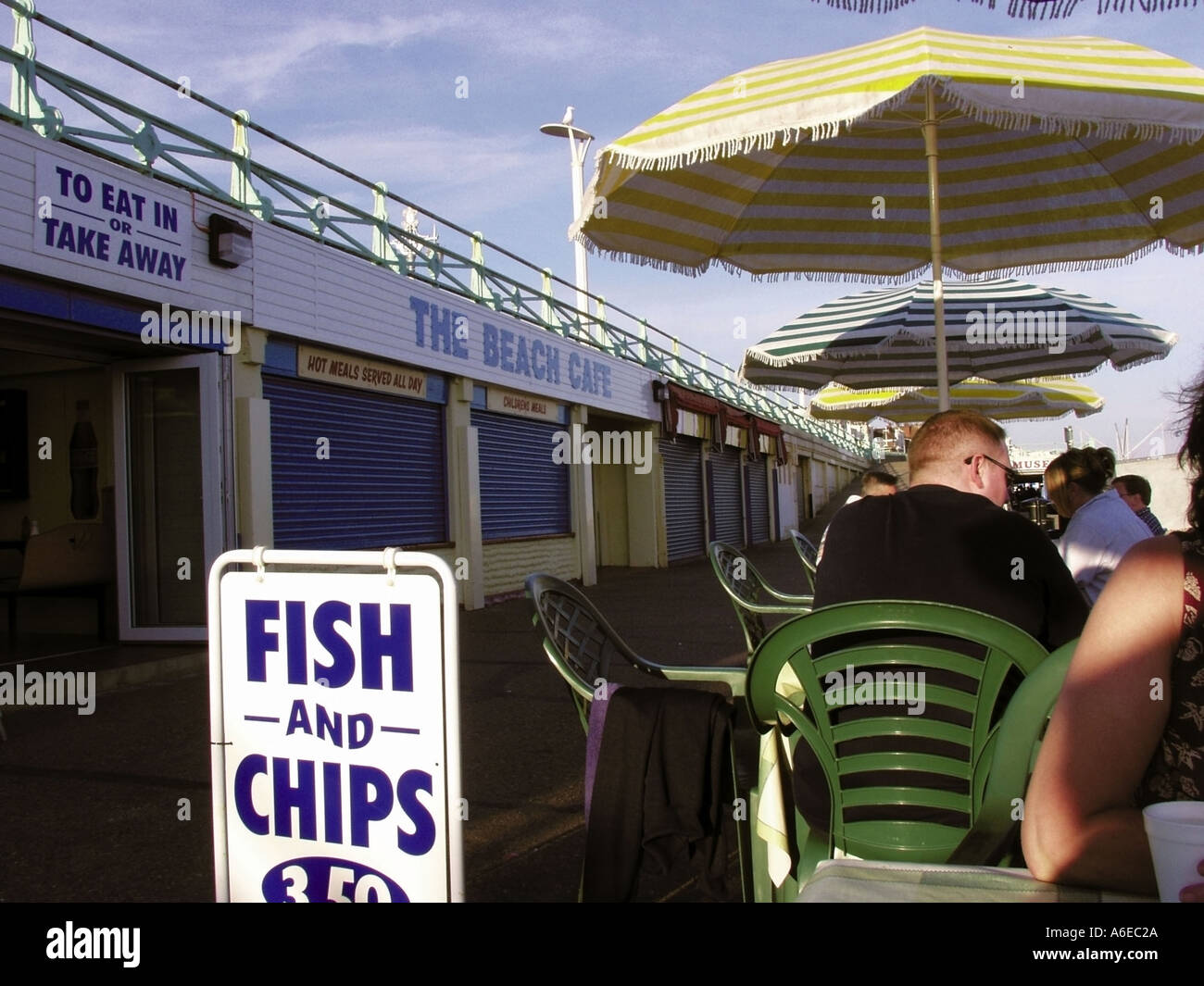 brighton fish chip shop Stock Photo Alamy