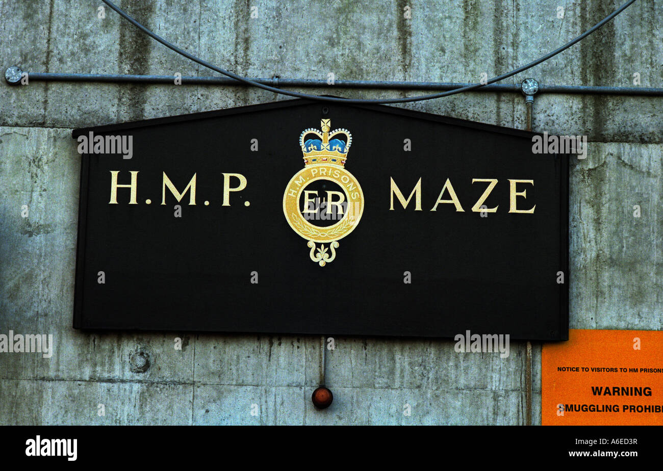THE MAZE PRISON NORTHERN IRELAND PHOTOGRAPHED ON A PRESS FACILITY VISIT