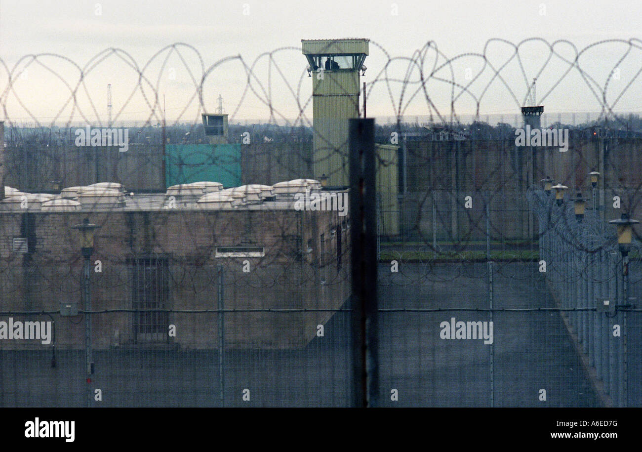 THE MAZE PRISON NORTHERN IRELAND PHOTOGRAPHED ON A PRESS FACILITY VISIT IN 1997 Stock Photo