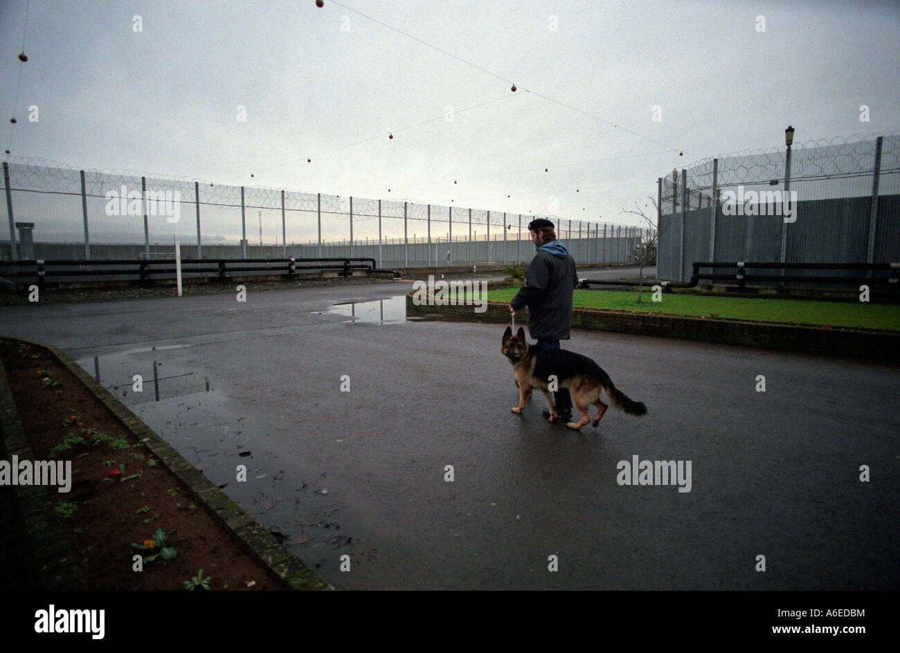 THE MAZE PRISON NORTHERN IRELAND PHOTOGRAPHED ON A PRESS FACILITY VISIT IN 1997 Stock Photo