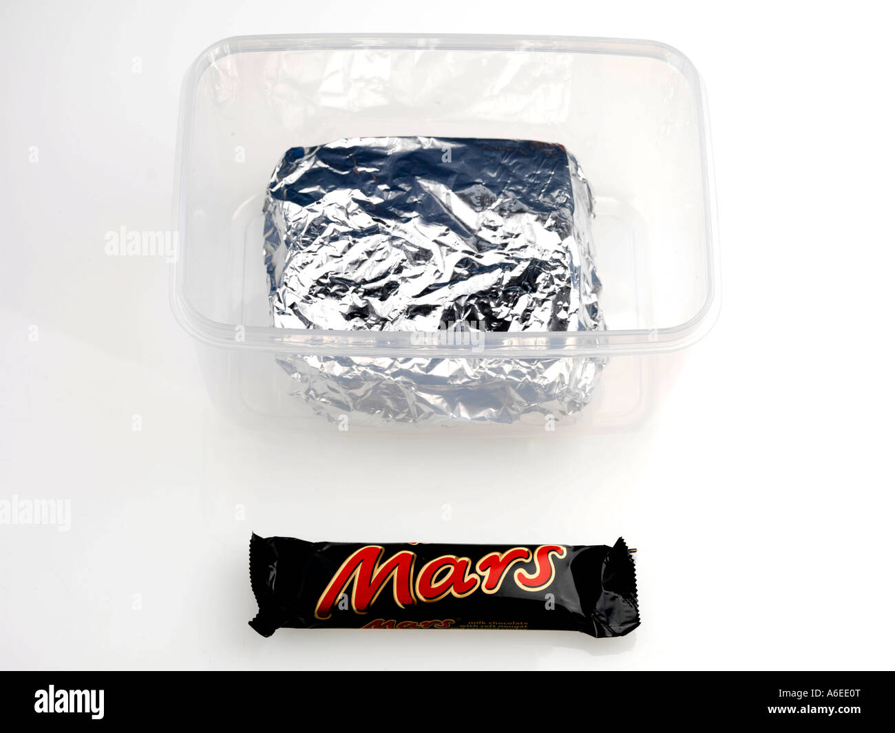 Chocolate Bar in Lunchbox Stock Photo - Alamy