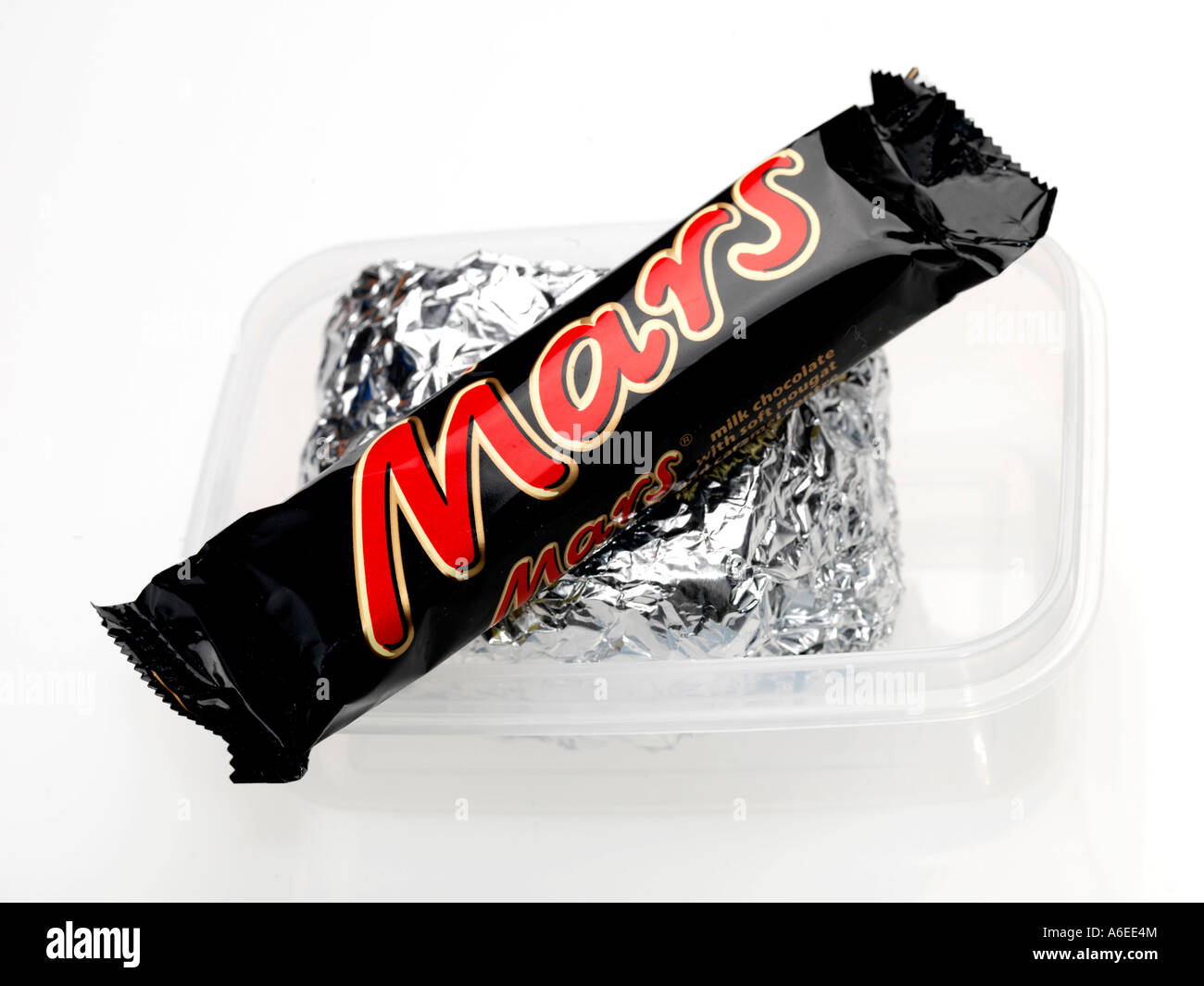 Chocolate Bar in Lunchbox Stock Photo - Alamy
