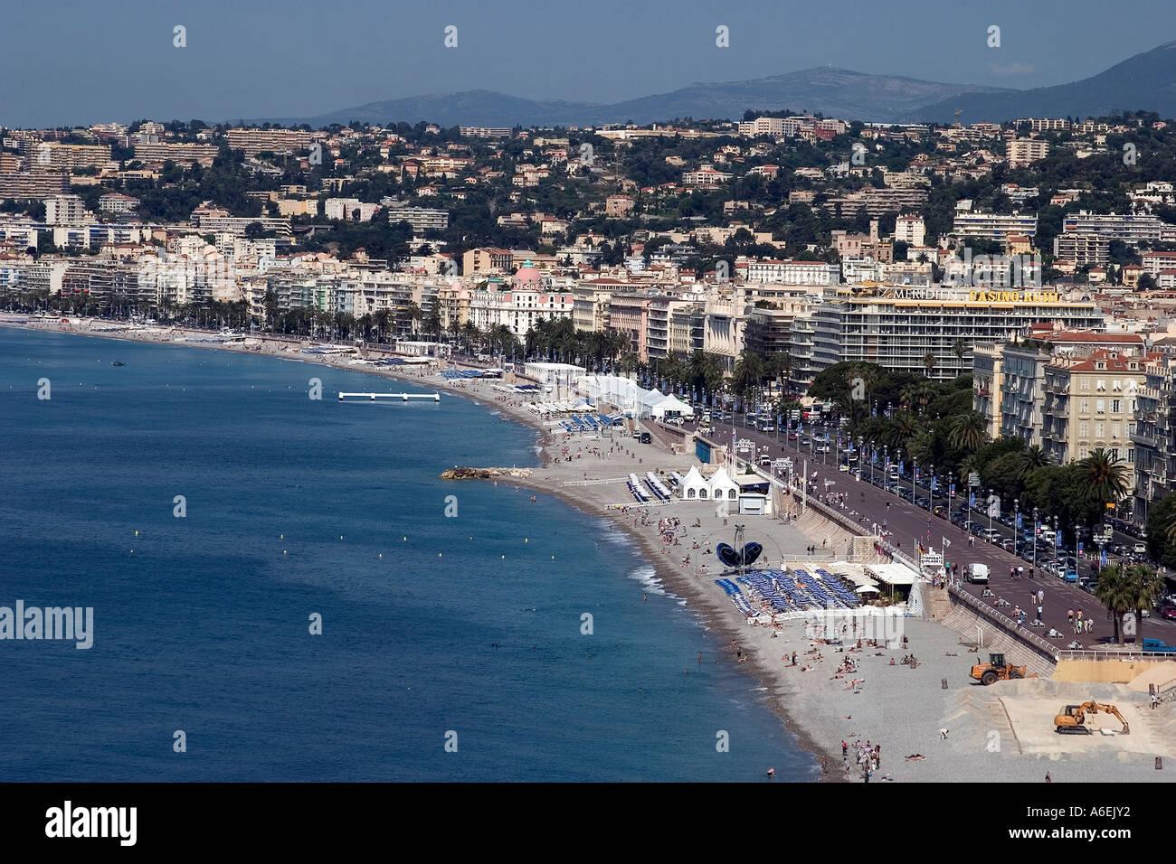 Calamita Da Frigorifero 3D Nizza – Baie Des Anges, Alpi Marittime – Souvenir Artigianale In Resina – Francia