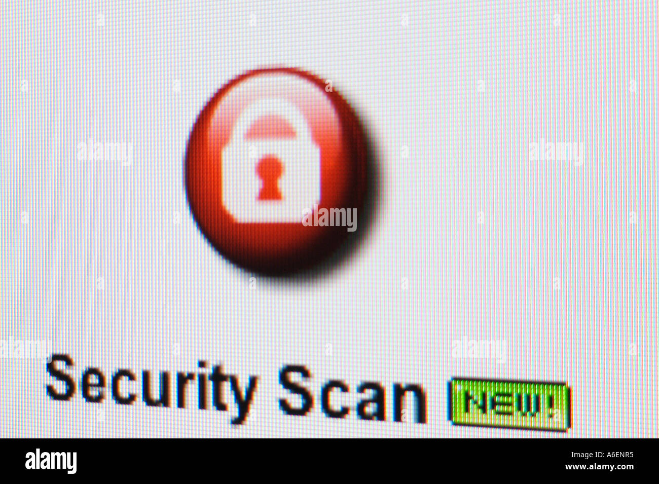 Screenshot Security Scan Stock Photo Alamy